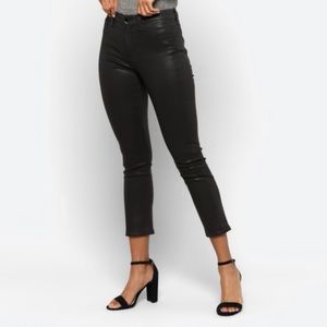 Jen7 by 7 For All Mankind Ankle Straight Coated Jeans